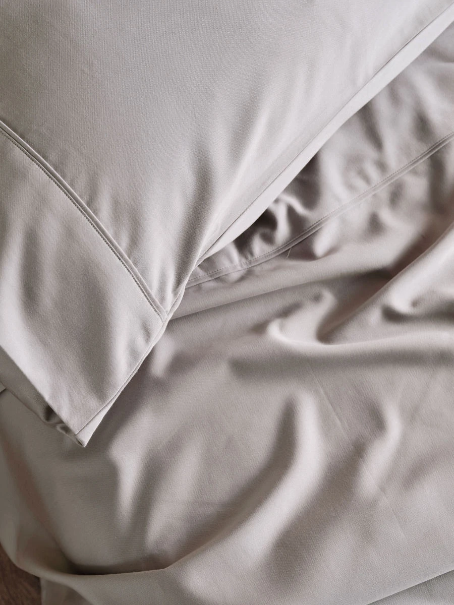 Linen House Haven Silver Bamboo Cotton 500TC Sheet Set 3 Linen House Haven Silver Bamboo Cotton 500TC Sheet Set - Image 3