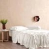 Linen House Haven White Bamboo Cotton 500TC Sheet Set