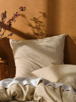 Linen House Hemp Triblend Ochre European Pillowcase 6 Linen House Hemp Triblend Ochre European Pillowcase -Linen House Dreamscape Sales Store lh hemp triblend ochre euro h1