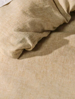 Linen House Hemp Triblend Ochre Quilt Cover Set 10 Linen House Hemp Triblend Ochre Quilt Cover Set -Linen House Dreamscape Sales Store lh hemp triblend ochre qcs d1