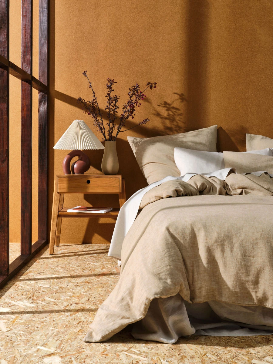 Linen House Hemp Triblend Ochre Quilt Cover Set 6 Linen House Hemp Triblend Ochre Quilt Cover Set - Image 6