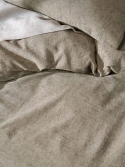 Linen House Hemp Triblend Walnut Quilt Cover Set 11 Linen House Hemp Triblend Walnut Quilt Cover Set -Linen House Dreamscape Sales Store lh hemp triblend walnut qcs d1