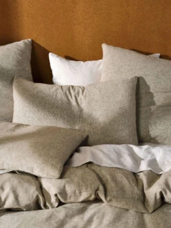 Linen House Hemp Triblend Walnut Quilt Cover Set 12 Linen House Hemp Triblend Walnut Quilt Cover Set -Linen House Dreamscape Sales Store lh hemp triblend walnut qcs d2