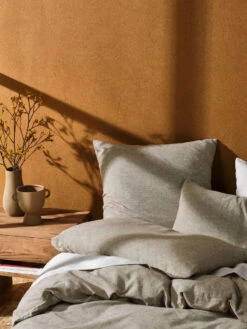 Linen House Hemp Triblend Walnut Quilt Cover Set 13 Linen House Hemp Triblend Walnut Quilt Cover Set -Linen House Dreamscape Sales Store lh hemp triblend walnut qcs d3 1