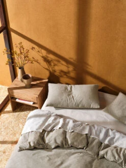 Linen House Hemp Triblend Walnut Quilt Cover Set 10 Linen House Hemp Triblend Walnut Quilt Cover Set -Linen House Dreamscape Sales Store lh hemp triblend walnut qcs d4