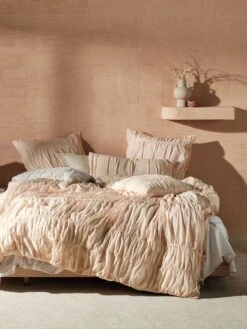 Linen House Layla Pink European Pillowcase 6 Linen House Layla Pink European Pillowcase -Linen House Dreamscape Sales Store lh layla pink qcs h1