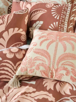 Linen House Messina Cushion 45x45cm -Linen House Dreamscape Sales Store lh messina pink clay qcs d2