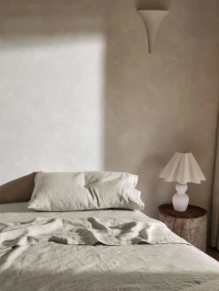 Linen House Pure Linen Natural Sheet Set -Linen House Dreamscape Sales Store lh nimes natural ss d1