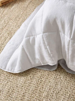Linen House Nimes White Linen Coverlet 10 Linen House Nimes White Linen Coverlet -Linen House Dreamscape Sales Store lh nimes white bdcvr d2 1