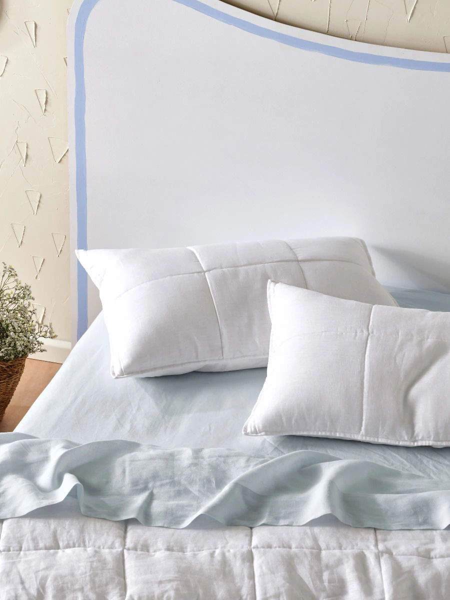 Linen House Nimes White Linen Coverlet 7 Linen House Nimes White Linen Coverlet - Image 7