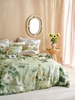 Linen House Priscilla European Pillowcase -Linen House Dreamscape Sales Store lh priscilla green qcs d6