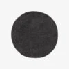 Linen House Reed Toggle Charcoal Circular Bath Mat - 1700 GSM