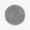 Linen House Reed Toggle Grey Circular Bath Mat - 1700 GSM