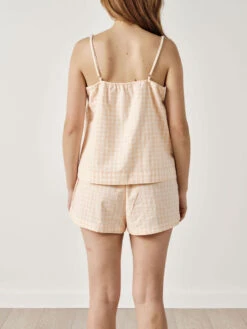 Linen House Springsteen Peach Shorts -Linen House Dreamscape Sales Store lh springsteen peach cami h2 1