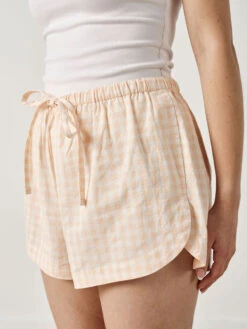 Linen House Springsteen Peach Shorts -Linen House Dreamscape Sales Store lh springsteen peach shorts h3
