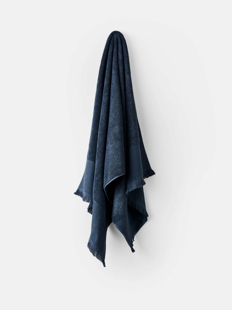 Linen House Aria Cotton/Bamboo Slate Towel Collection 1 Linen House Aria Cotton/Bamboo Slate Towel Collection