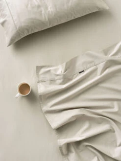 Linen House Augusta 500TC Cotton Sateen Long Single Fitted Sheet 7 Linen House Augusta 500TC Cotton Sateen Long Single Fitted Sheet -Linen House Dreamscape Sales Store lh augusta ss1920 taupe ss w1 1