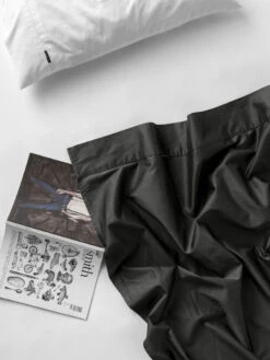 Linen House Augusta 500TC Cotton Sateen Flat Sheet -Linen House Dreamscape Sales Store lh augusta ss1920 white fitted magnet flat w1