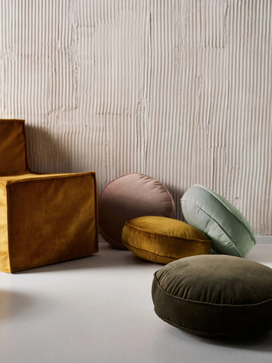 Linen House Toro Stillwater Cushion 43cm Round 2 Linen House Toro Stillwater Cushion 43cm Round - Image 2