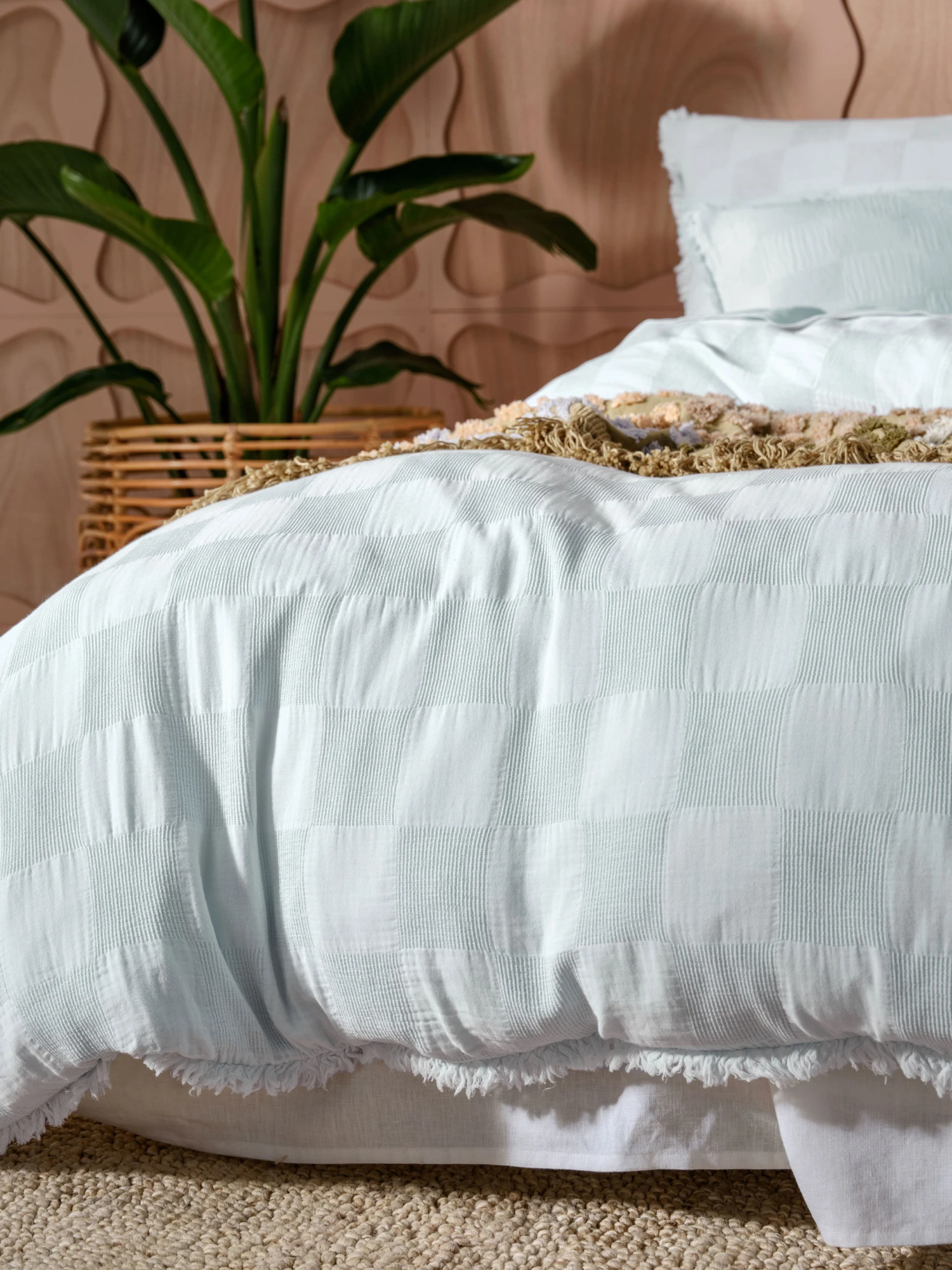 Linen House Capri Sky Quilt Cover Set 2 Linen House Capri Sky Quilt Cover Set - Image 2