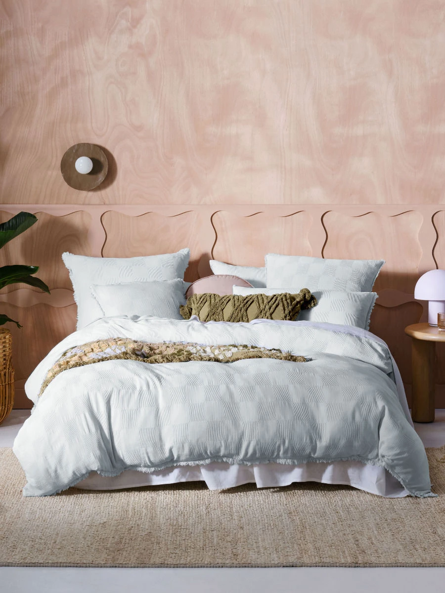 Linen House Capri Sky Quilt Cover Set 1 Linen House Capri Sky Quilt Cover Set