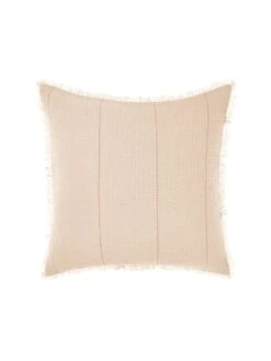 Linen House Galicia Blue-Sand European Pillowcase 5 Linen House Galicia Blue-Sand European Pillowcase -Linen House Dreamscape Sales Store lh galicia blue sand euro w1