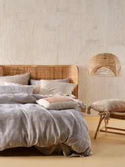 Linen House Galicia Blue-Sand Quilt Cover Set 12 Linen House Galicia Blue-Sand Quilt Cover Set -Linen House Dreamscape Sales Store lh galicia blue sand qcs d5