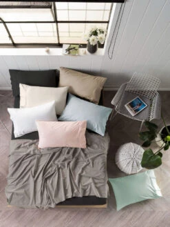 Linen House Lane 300TC Cotton Sateen Sheet Set - 40cm Wall