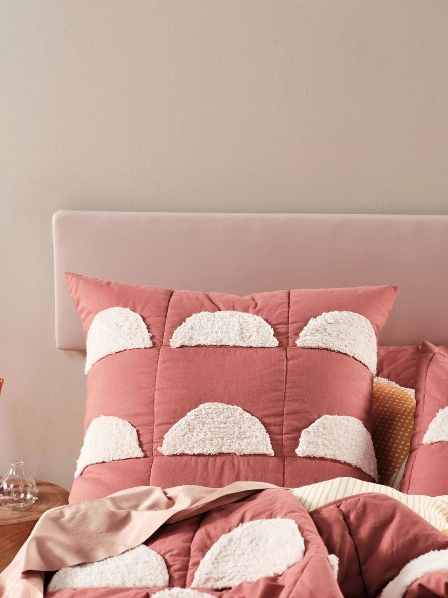 Linen House Moonrise Paprika European Pillowcase 2 Linen House Moonrise Paprika European Pillowcase - Image 2