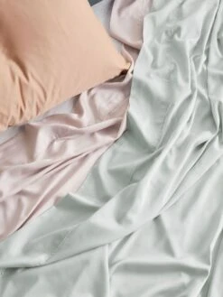 Linen House Nara Sky Bamboo Cotton 400TC Sheet Set -Linen House Dreamscape Sales Store lh nara all colours ss d1 2