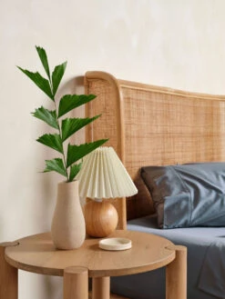 Linen House Nara Bluestone Bamboo Cotton 400TC Sheet Set -Linen House Dreamscape Sales Store lh nara bluestone ss d4