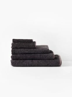 Linen House Nara Cotton/Bamboo Charcoal Towel Collection -Linen House Dreamscape Sales Store lh nara charcoal twls w1