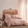 Linen House Nara Bamboo Cotton Clay Quilt Cover Set