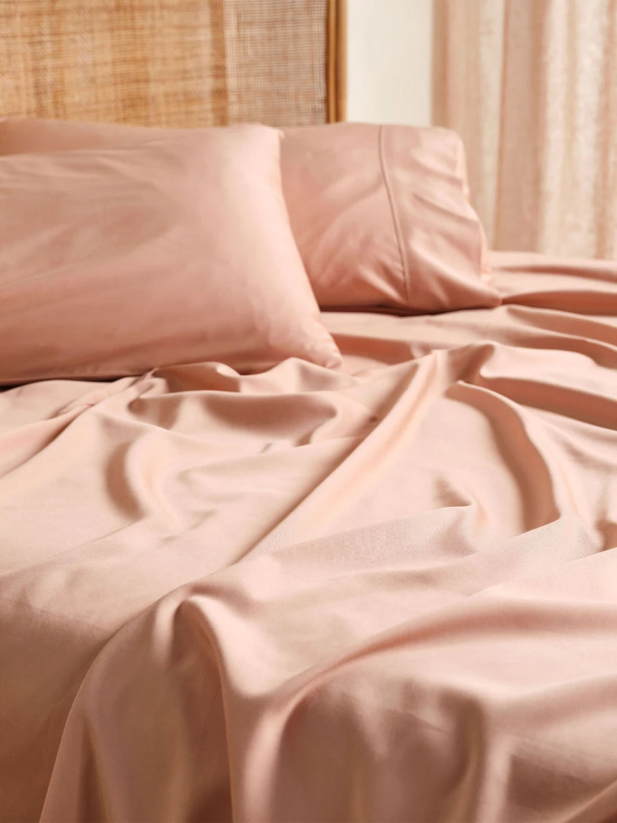 Linen House Nara Clay Bamboo Cotton 400TC Sheet Set 3 Linen House Nara Clay Bamboo Cotton 400TC Sheet Set - Image 3