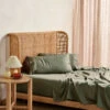 Linen House Nara Moss Bamboo Cotton 400TC Sheet Set