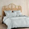 Linen House Nara Bamboo Cotton Sky Quilt Cover Set