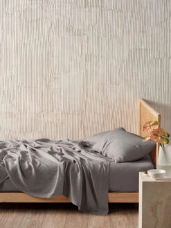 Linen House Pure Linen Ash Sheet Set