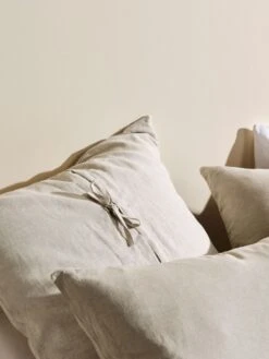 Linen House Nimes Natural Linen Quilt Cover Set -Linen House Dreamscape Sales Store lh nimes natural lifestyle qcs d1