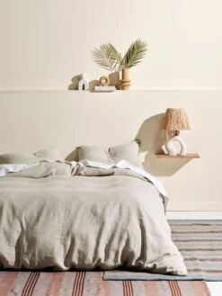 Linen House Nimes Natural Linen Quilt Cover Set -Linen House Dreamscape Sales Store lh nimes natural lifestyle qcs h3