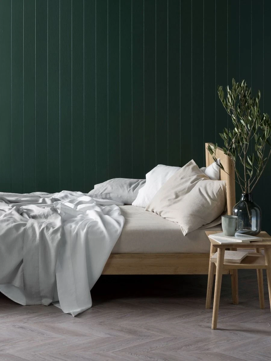 Linen House Pure Linen White Sheet Set 4 Linen House Pure Linen White Sheet Set - Image 4