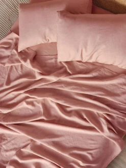 Linen House Pure Linen Rosette Sheet Set 9 Linen House Pure Linen Rosette Sheet Set -Linen House Dreamscape Sales Store lh nimes rosette ss d3