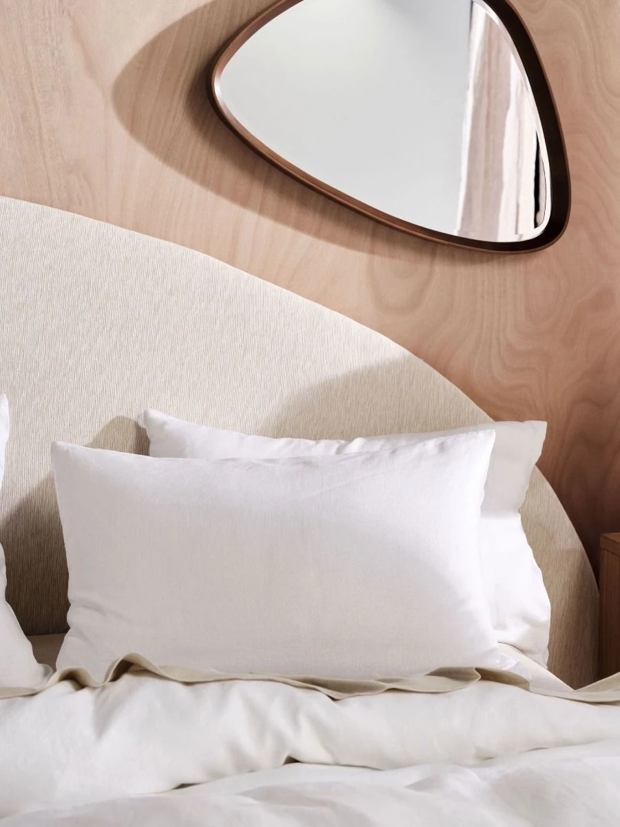 Linen House Nimes White Linen Quilt Cover Set 9 Linen House Nimes White Linen Quilt Cover Set - Image 9