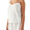 Linen House Nimes White Linen Cami