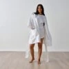 Linen House Nimes White Linen Short Robe