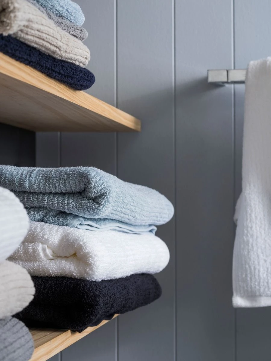 Linen House Reed Blue Towel Collection 5 Linen House Reed Blue Towel Collection - Image 5