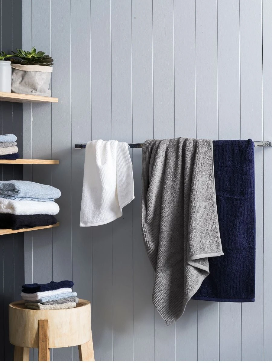 Linen House Reed Blue Towel Collection 6 Linen House Reed Blue Towel Collection - Image 6