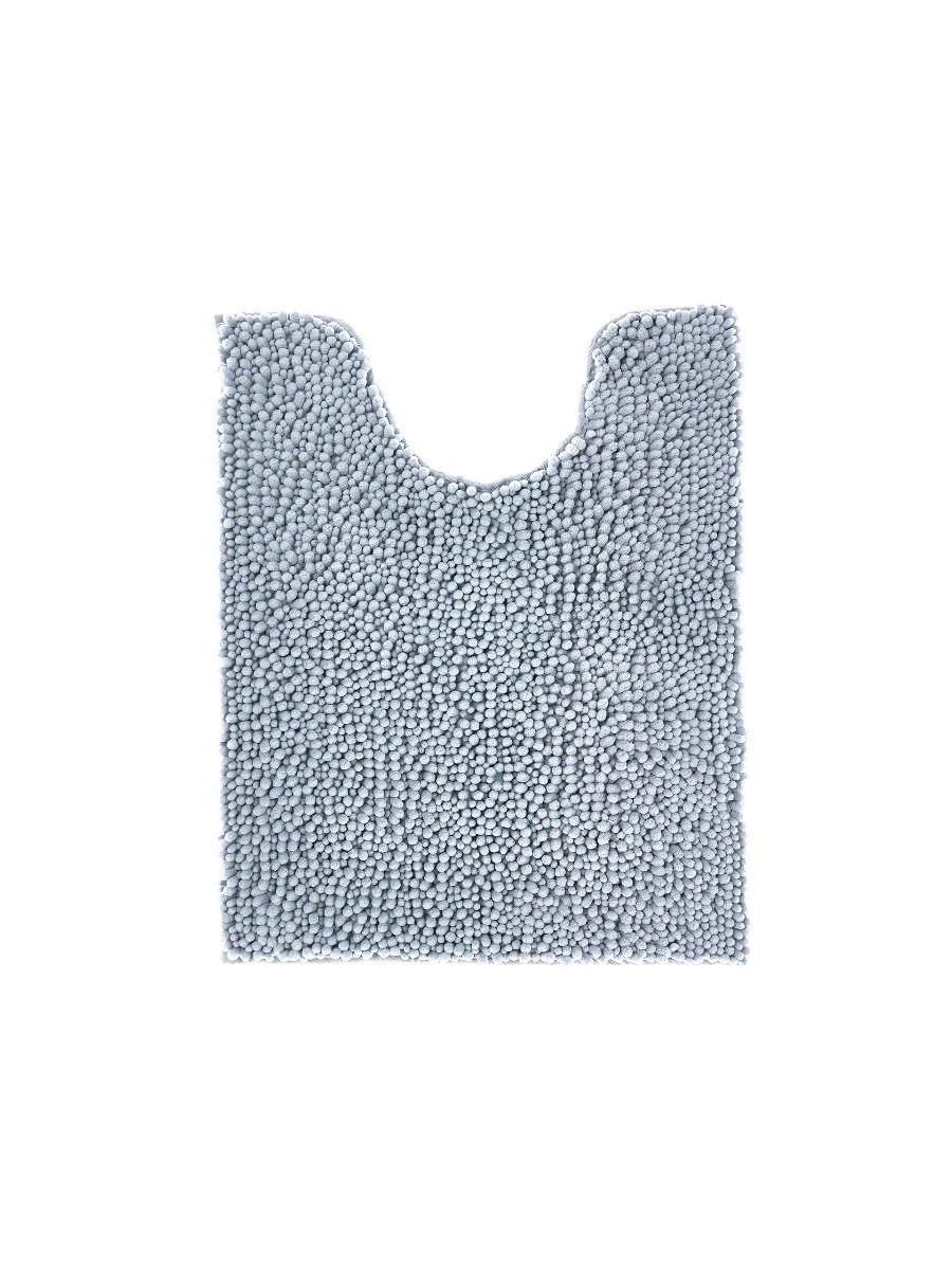 Linen House Reed Toggle Blue Contour Bath Mat - 1700 GSM 1 Linen House Reed Toggle Blue Contour Bath Mat - 1700 GSM