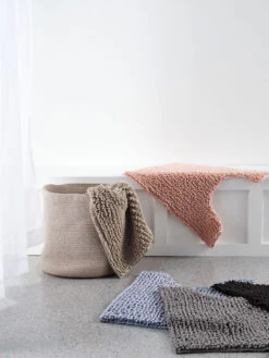 Linen House Reed Toggle Blue Contour Bath Mat - 1700 GSM 3 Linen House Reed Toggle Blue Contour Bath Mat - 1700 GSM -Linen House Dreamscape Sales Store lh reed toggle cntrbthmat h1 4