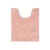 Linen House Reed Toggle Pink Contour Bath Mat - 1700 GSM