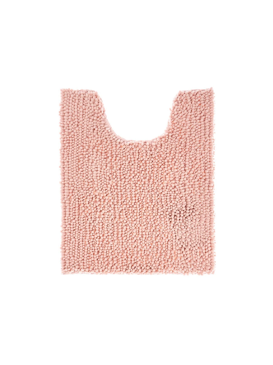 Linen House Reed Toggle Pink Contour Bath Mat - 1700 GSM 1 Linen House Reed Toggle Pink Contour Bath Mat - 1700 GSM